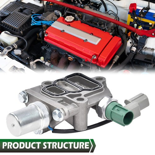 Solid Spare Fit For 96-00 Honda Civic D16Y8 1.6L VTEC Solenoid Spool Valve w/ Gasket