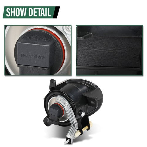 Solid Spare Front Bumper Fog Lights Driving Lamps Fit For 2009-2012 Audi A4 S4 B8 Left+Right