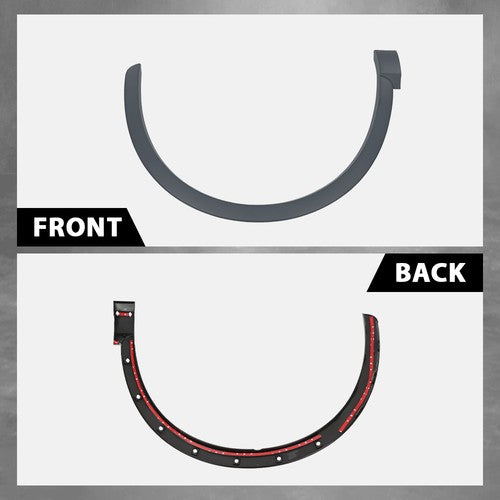 Solid Spare Fit For 2015-2018 Audi Q3 Front Fender Flare Wheel Arch Molding Trim Left+Right