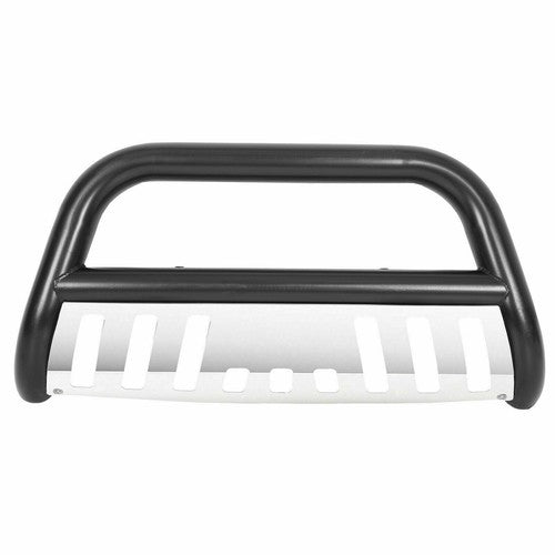 Solid Spare Front Push Bumper Bull Bar Grille Guard Stainless For Toyota Tacoma 2005-2015