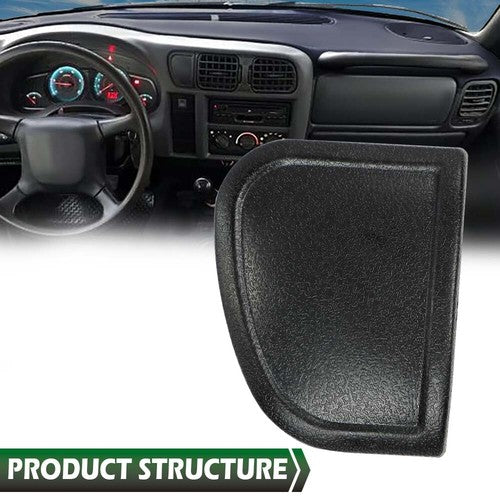 Solid Spare Switch Cover Dash Trim Blank Fit For 1998-2005 S10 Blazer Jimmy Sonoma Black