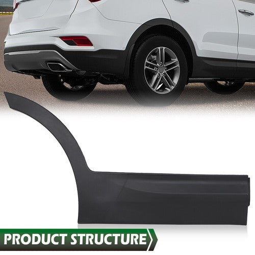 Solid Spare Fit For 13-18 Hyundai Santa Fe Sport Rear Right Door Lower Molding Door Garnish