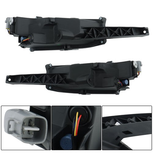 Solid Spare LH+RH Headlight Replacement LED DRL Fit For RX350 RX450h Lexus 2020-2022 Housing