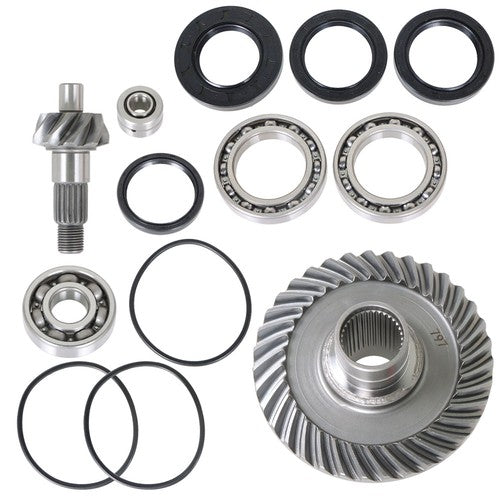 Solid Spare Rear Differential Ring & Pinion Gear Bearing Kit For Honda TRX300FW 1979-2000