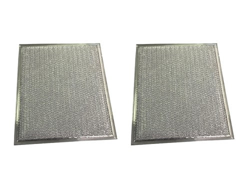 Solid Spare (2) Microwave Range Hood Vent Aluminum Filter 9" x 10 1/3" x 1/8" Flat