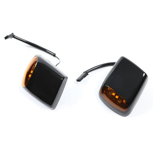 Solid Spare For Chevy Silverado GMC 2500HD 3500HD 2015-2019 Amber Cab Roof Marker LED Lights
