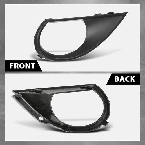 Solid Spare Fit For 2010-2015 Audi Q7 Front Bumper Fog Light Bezel Lamp Cover Right Side