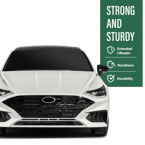 Solid Spare Front Upper Grille Honeycomb Grill W/O Sensor Hole Fit For 20-23 Hyundai Sonata