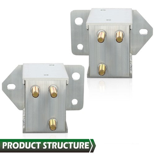 Solid Spare Fit For 2005-2023 Toyota Tacoma Front Bumper Reinforcement Brackets Right & Left