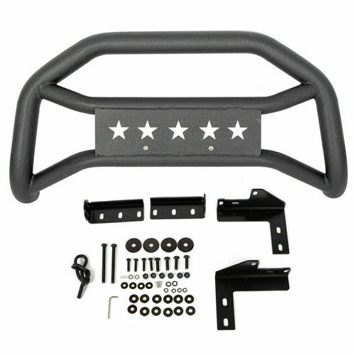 Solid Spare Front Bumper Grille Guard Bull Bar Push For Toyota Tacoma 2005-2015 2016-2023