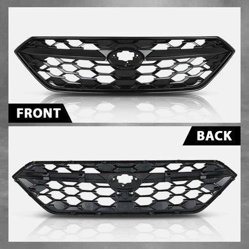 Solid Spare Fit For 2022-2023 Subaru WRX Front Bumper Upper Grille Assembly Black SU1200198