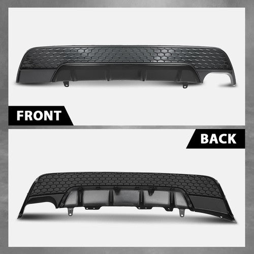 Solid Spare Fit For 20-22 Toyota Corolla SE XSE Rear Bumper Lower Valance Honeycomb Cover