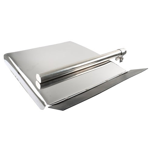 Solid Spare 24"x24" Quarter Fender Set Stainless Steel Semi Truck Fit For Volvo VNL
