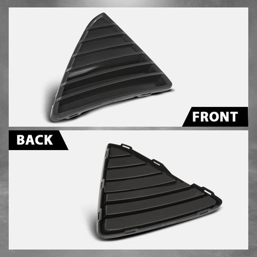 Solid Spare Front Bumper Grille Insert Fit For 2012-2014 Ford Focus Right Side FO1039114