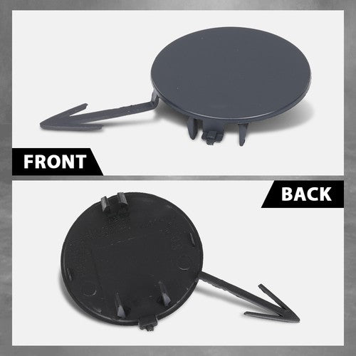 Solid Spare Fit For 2018-2019 Ford Explorer Front Bumper Tow Hook Eye Cover FO1029104