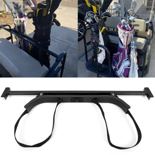 Solid Spare Golf Bag Holder Bracket Attachment Cart For EZGO Club Car Yamaha Rear Seat