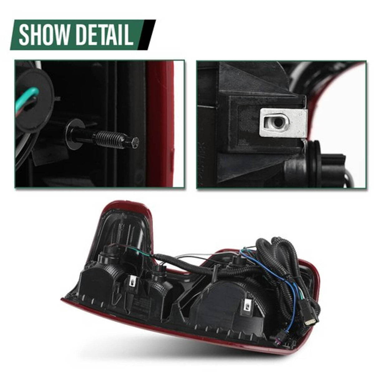 Solid Spare Fit For 2019-2023 Chevy Silverado 1500 2500 3500 Tail Light w/ Harness Left Side