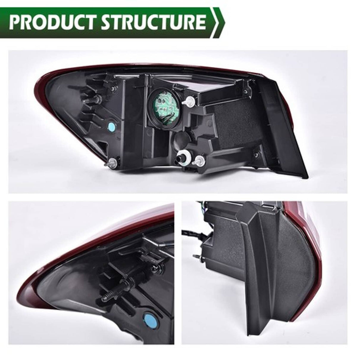 Solid Spare Fit For 2019-2022 Chevy Malibu LED Type Tail Light Lamp Outer Passenger Side