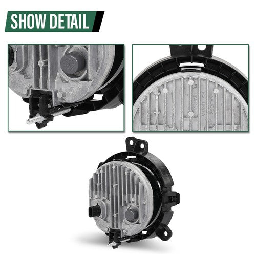 Solid Spare Front Bumper LED Fog Light Lamp Left Fit For 2013-16 BMW Mini F54 F55 F56 F57