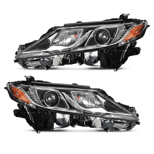 LED Headlights Fit 2018 2019 2020 2021-2024 Toyota Camry L LE SE Headlamps LH+RH