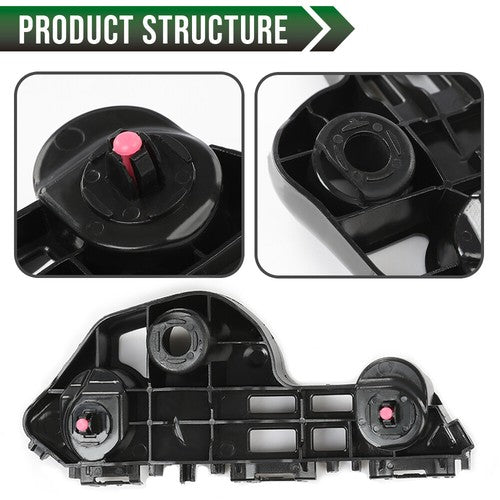 Solid Spare Front Bumper Bracket Retainer Left Driver Side Fit For 2018-2021 Toyota Camry