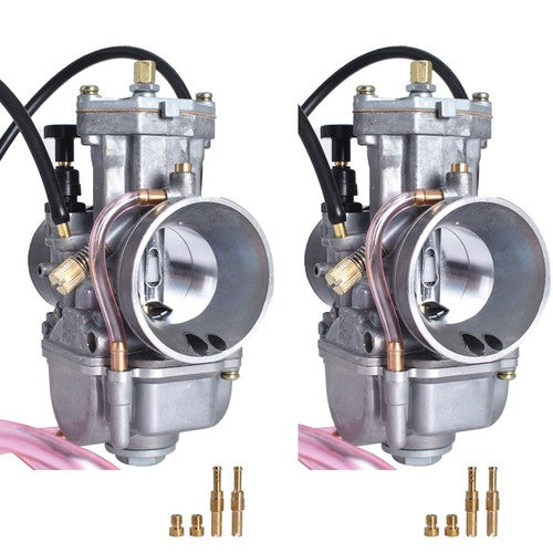 Solid Spare Fit For Yamaha Banshee 34MM 34 Mil Larger Carbs PWK - One Pair 2 X Carburetors