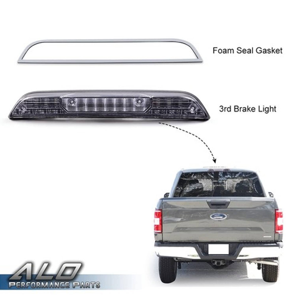 Solid Spare Fit For 15-19 Ford F150 3rd Third Brake Light Waterproof Foam Gasket Seal