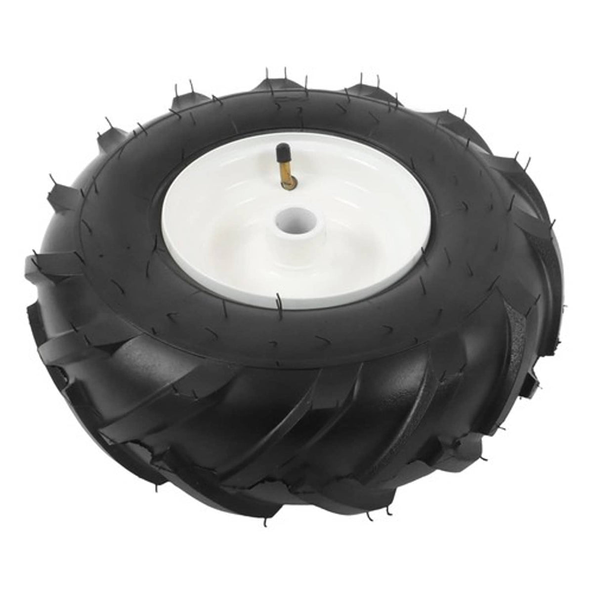 Solid Spare 2Pack 13x5.00-6" Tiller Tire & Wheel Rubber 1" Axle Size For Garden Tractor Tire