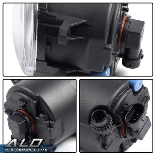 Solid Spare FIT FOR 11-13 TOYOTA COROLLA CLEAR LENS BUMPER FOG LIGHT LAMP W/ BEZEL+SWITCH