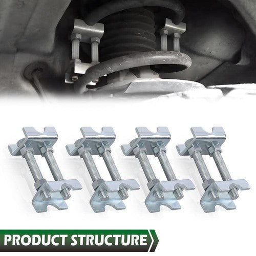 Solid Spare 4* 2-Way Adjustable Lift/Lower Spring Spacer Strut Shocks Coil Spring Compressor