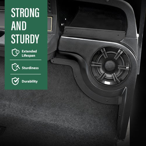 Solid Spare Fit For 1994-2013 EZGO TXT Golf Cart Speaker Pods Speakers Audio Stereo Housings