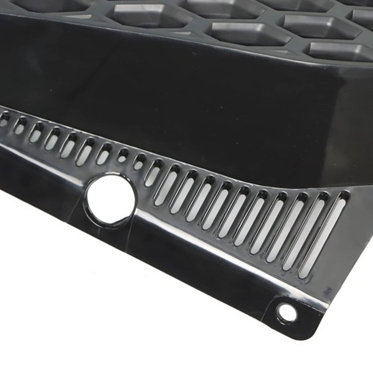 Solid Spare Front Upper Grille Grill Honeycomb ABS Plastic Black For Toyota Sienna 2011-2017