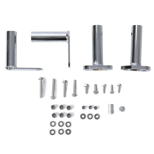 Solid Spare Silver Nerf Bars Peg Heel Guard For Honda TRX 450R 450ER Sportrax 450 All Years