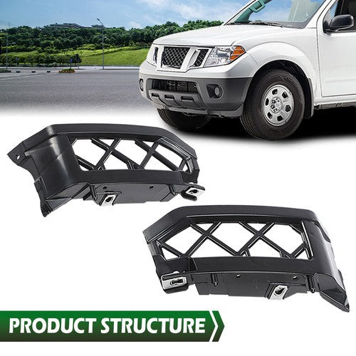 Solid Spare Front Bumper Bracket Left+Right Fit For 05-21 Nissan Frontier 05-12 Pathfinder