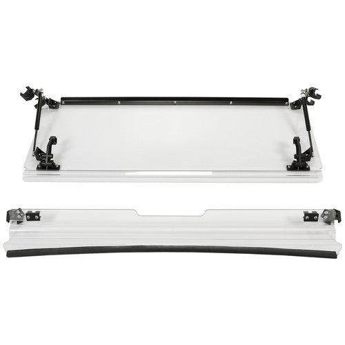 Solid Spare For CFMOTO UForce 1000 2019-2026 Front Vented Full Clear Flip Windshield