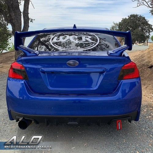 Solid Spare Fit For 2015-2020 Subaru WRX/ WRX STI Sedan Reverse Signal Light Tint Overlay