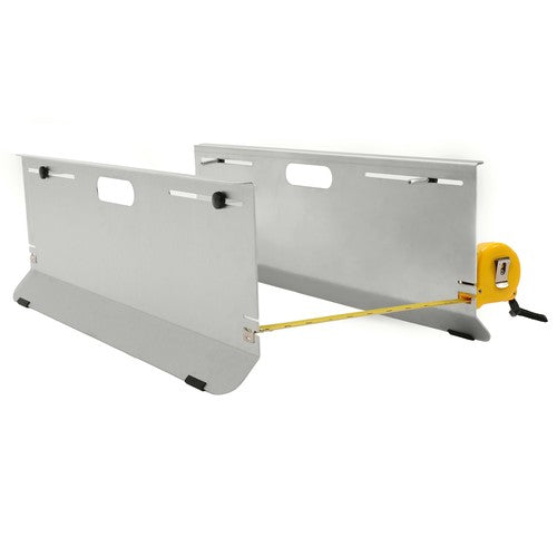Solid Spare Wheel Alignment Tool Toe Plates 2 Tape Measures w/Magnets Camber Caster Toe