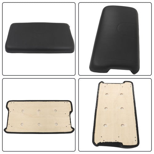 Solid Spare Black For Club Car 2004-2011 Precedent Golf Cart Front Seat Cushion & Backrest