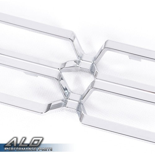 Solid Spare Fit For 16-18 Chevy Silverado 1500 Front Upper Grille Overlay Cover Insert