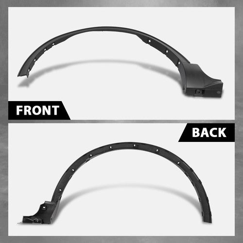 Solid Spare Front Left Side Fender Flare Wheel Arch Molding Fit For 2020-2024 Ford Escape