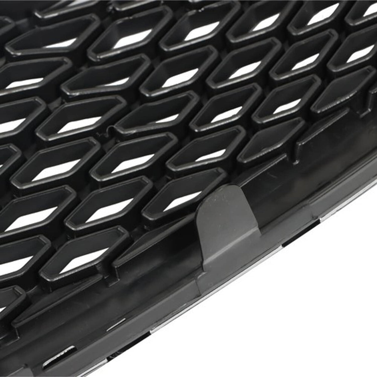 Solid Spare For Toyota Sienna 2011-17 Grille Plastic Front Upper Chrome Black Replacement