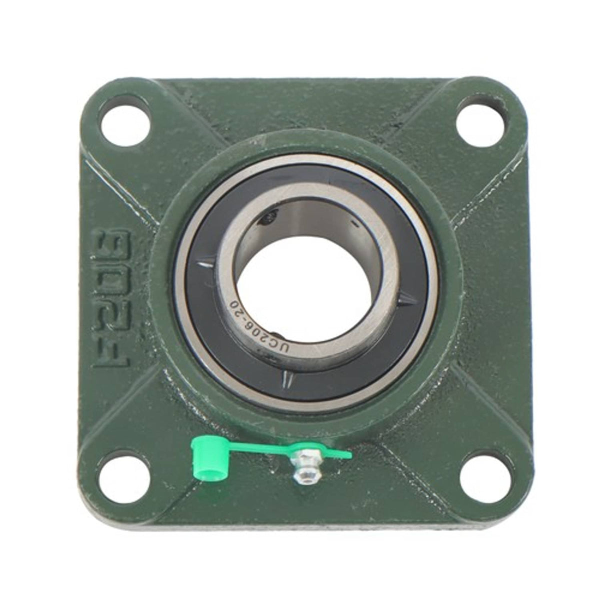 Solid Spare 4pcs UCF206-20 Pillow Block Flange Bearing 1-1/4" Bore 4 Bolt Solid Base