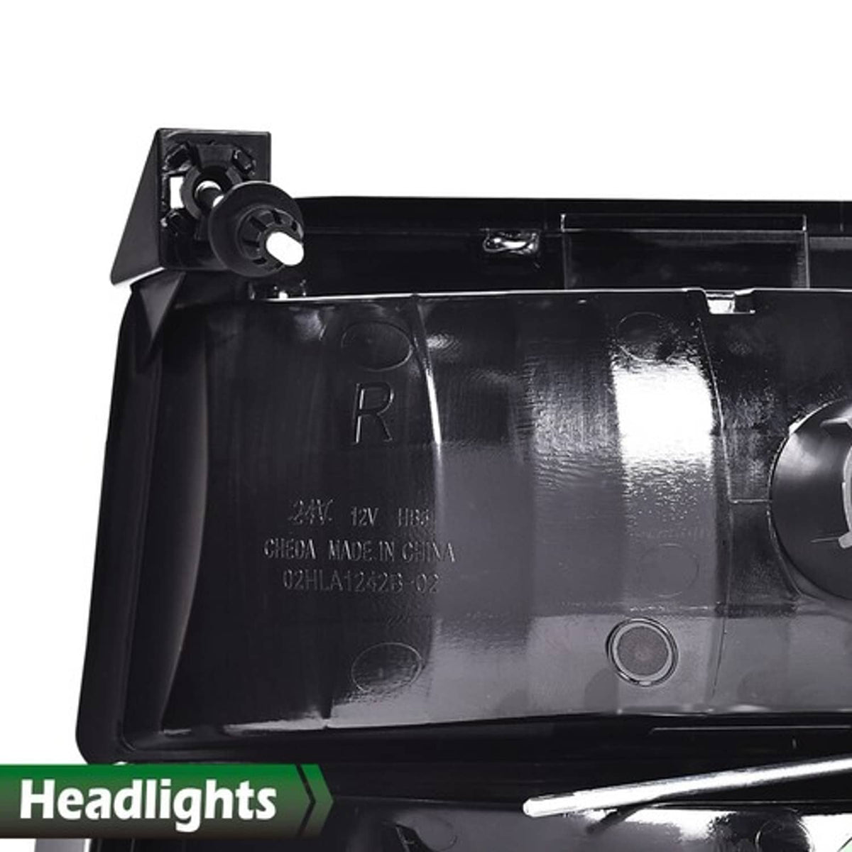 Solid Spare LED DRL Headlights Bumper Lamps Chrome Fit For 92-96 Ford F150 F250 F350 Bronco