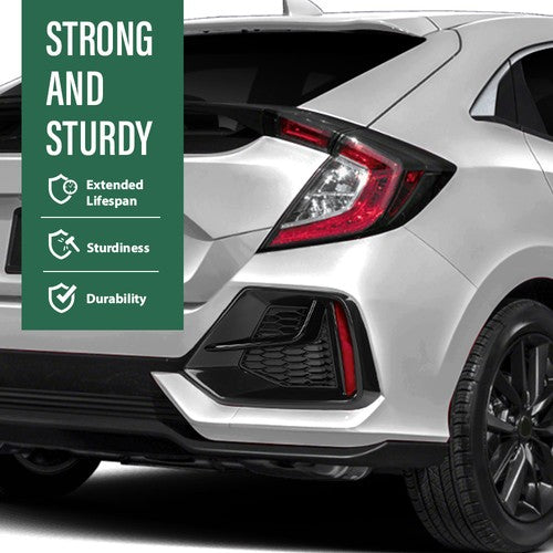 Solid Spare Bumper Trim Fit For 2020-2021 Honda Civic Rear Passenger Side 71513TGGA50ZF