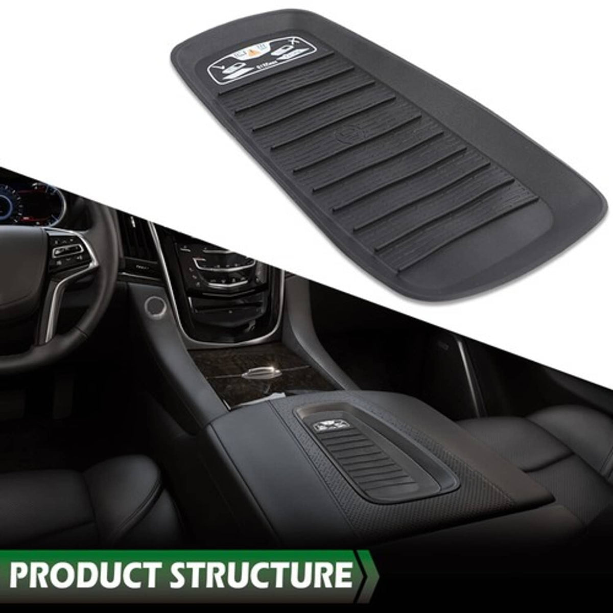 Solid Spare Fit For 2015-20 GM Cadillac Escalade / ESV XL Large Wireless Phone Charging Pad