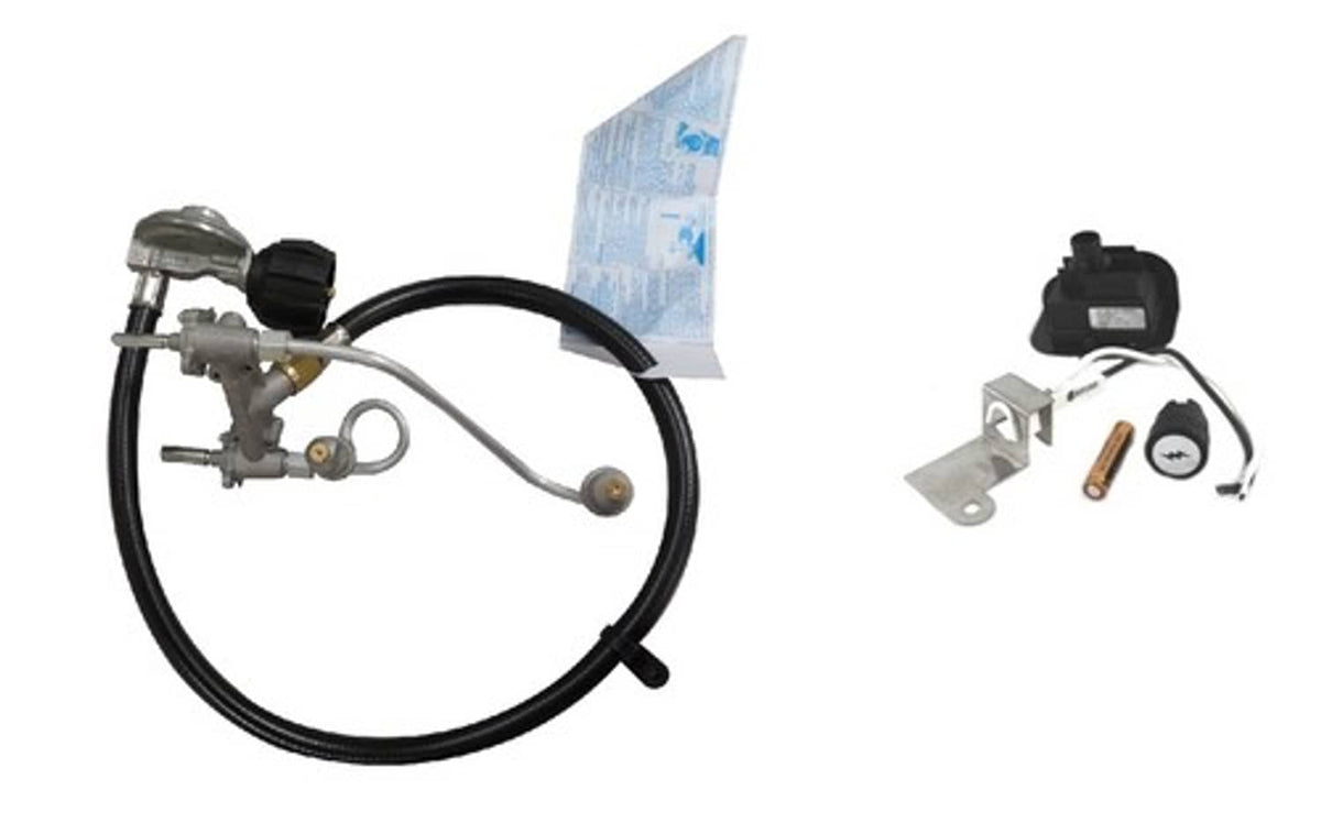 Solid Spare Weber Q3200 Gas Igniter, Manifold Valve and Hose