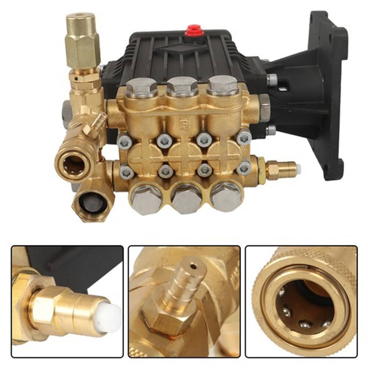 Solid Spare 4.0 GPM 4000 PSI Pressure Power Washer Pump 1" Hollow Shaft Water Pump