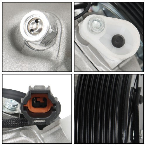 Solid Spare A/C Compressor & Clutch 926001HC2B 926001KC5A For Nissan Tiida 2016 17-18 1.6L