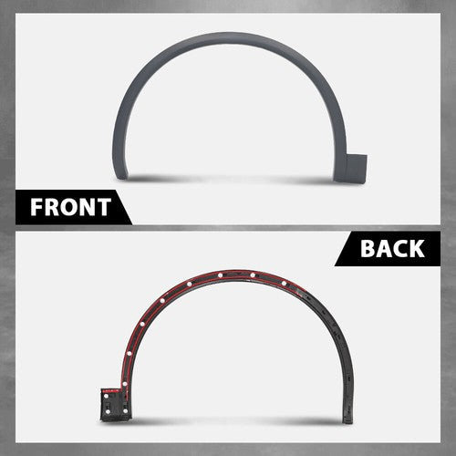 Solid Spare Front Left Fender Flare Wheel Well Arch Molding Fit For 2018-2020 Audi Q5 Base