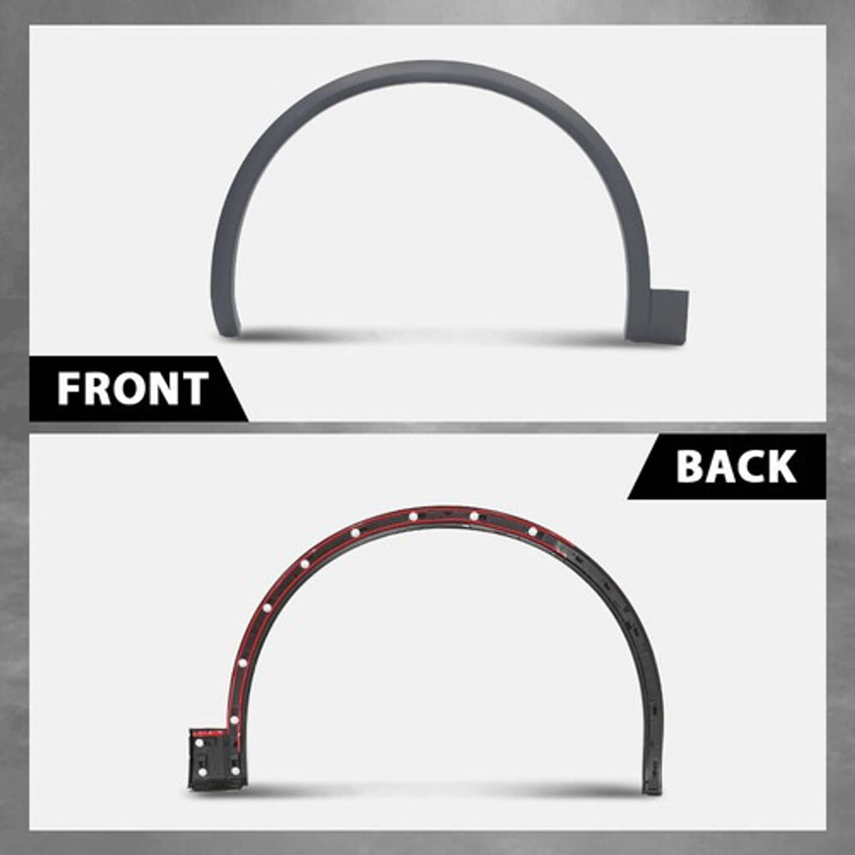 Solid Spare Front Left Fender Flare Wheel Well Arch Molding Fit For 2018-2020 Audi Q5 Base